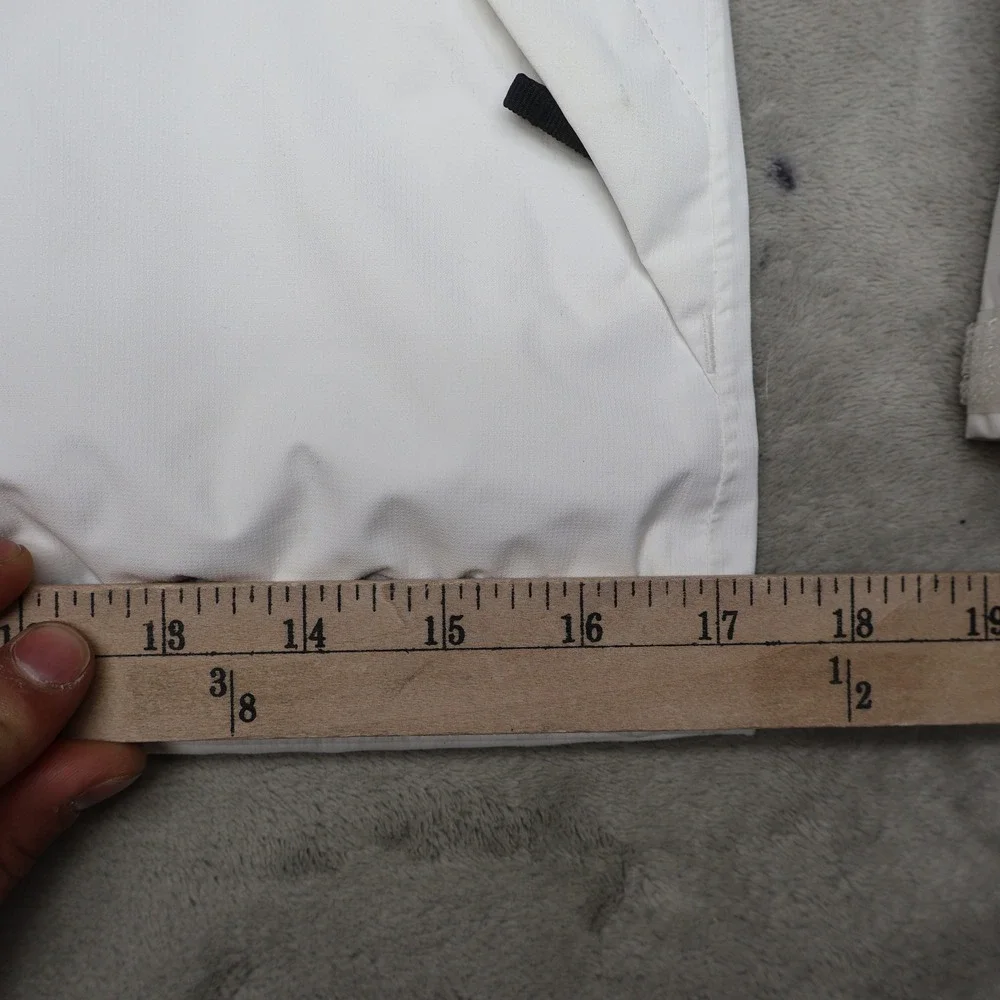 North Face Jacket Girls Medium 10/12‎ White Mt. View Triclimate Waterproof Light